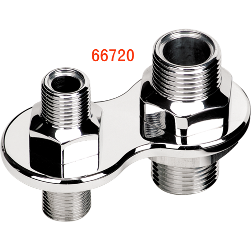 Billet Specialties A/C Bulkhead 2 Port -6 -10 Billet Specialties A/C Bulkhead 2 Port -6 -10